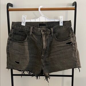 Uniqlo Black Denim Shorts